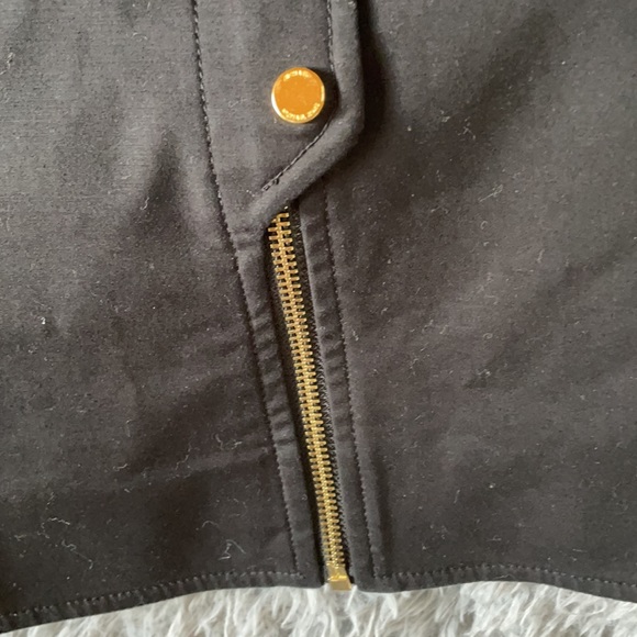MICHAEL KORS Black Skirt & Goldtone Size 10 - Picture 3 of 8